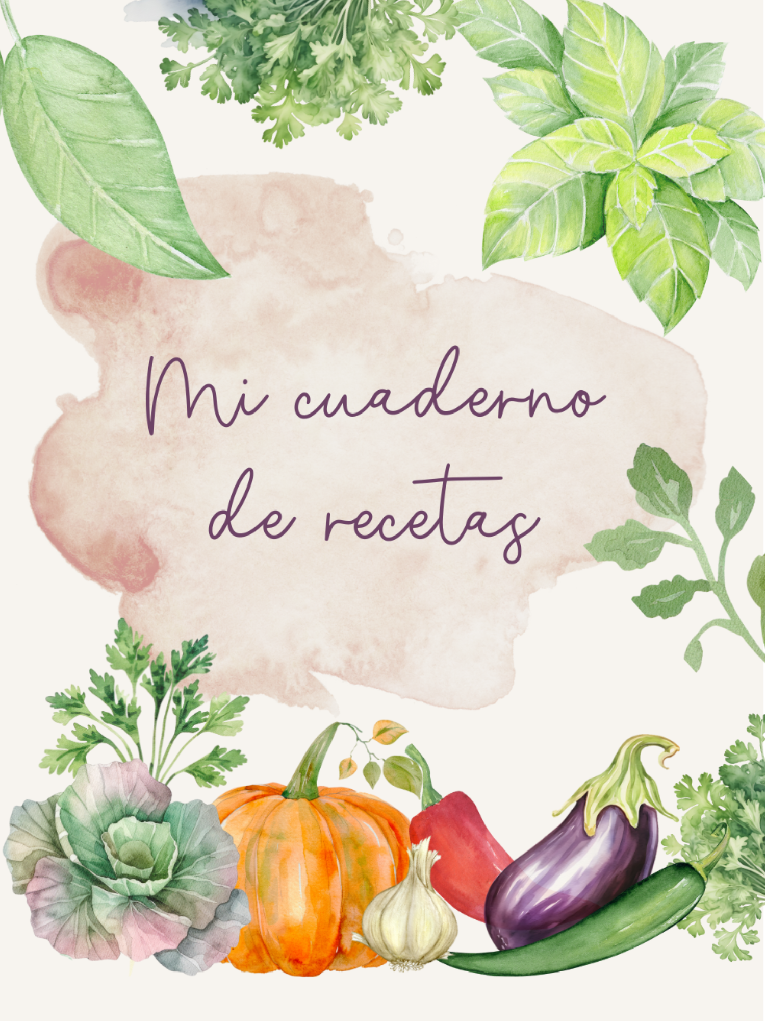 Mi cuaderno de recetas Mi cuaderno de recetas